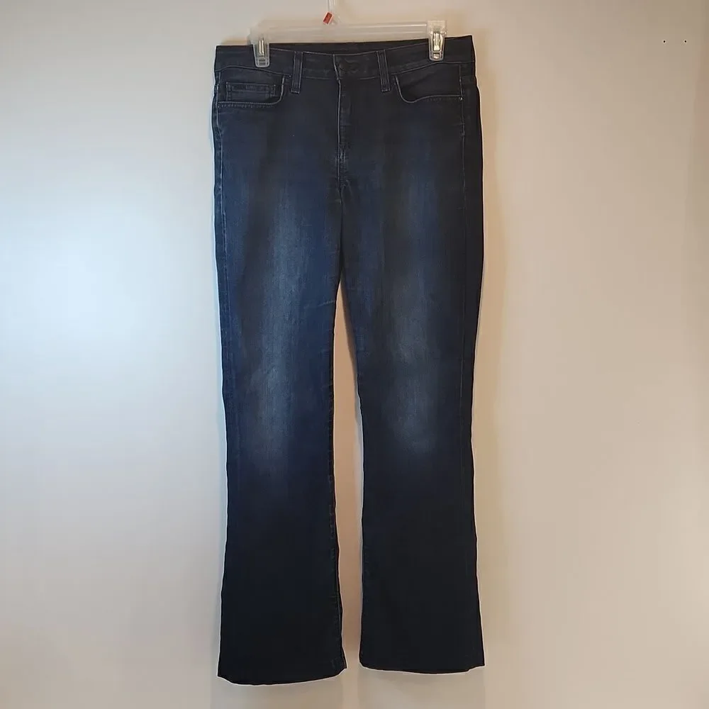 Joe's Jeans Mid Rise Boot Cut Dark Wash Blue Jeans Women's Sz W 28 EUC NICE! - Picture 5 of 16